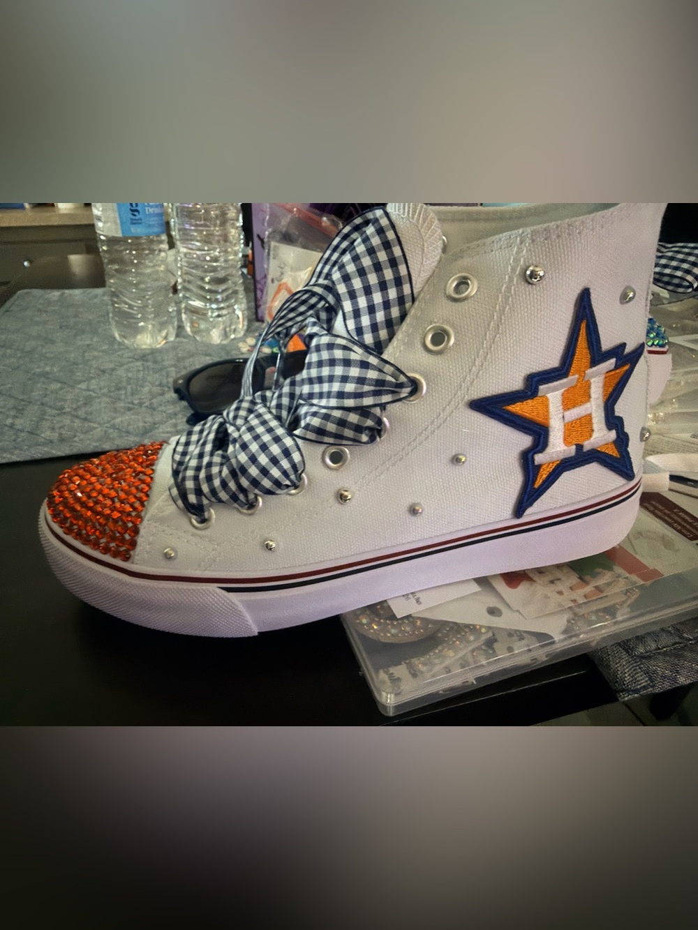 Custom Houston Astros High-Top sneakers Women size 7